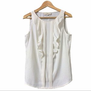 Ann Taylor Loft Polka Dot Sleeveless Blouse (MP)
